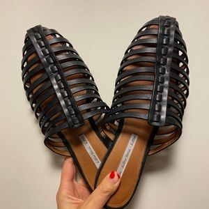 & Other Stories Huarache style slip on mules